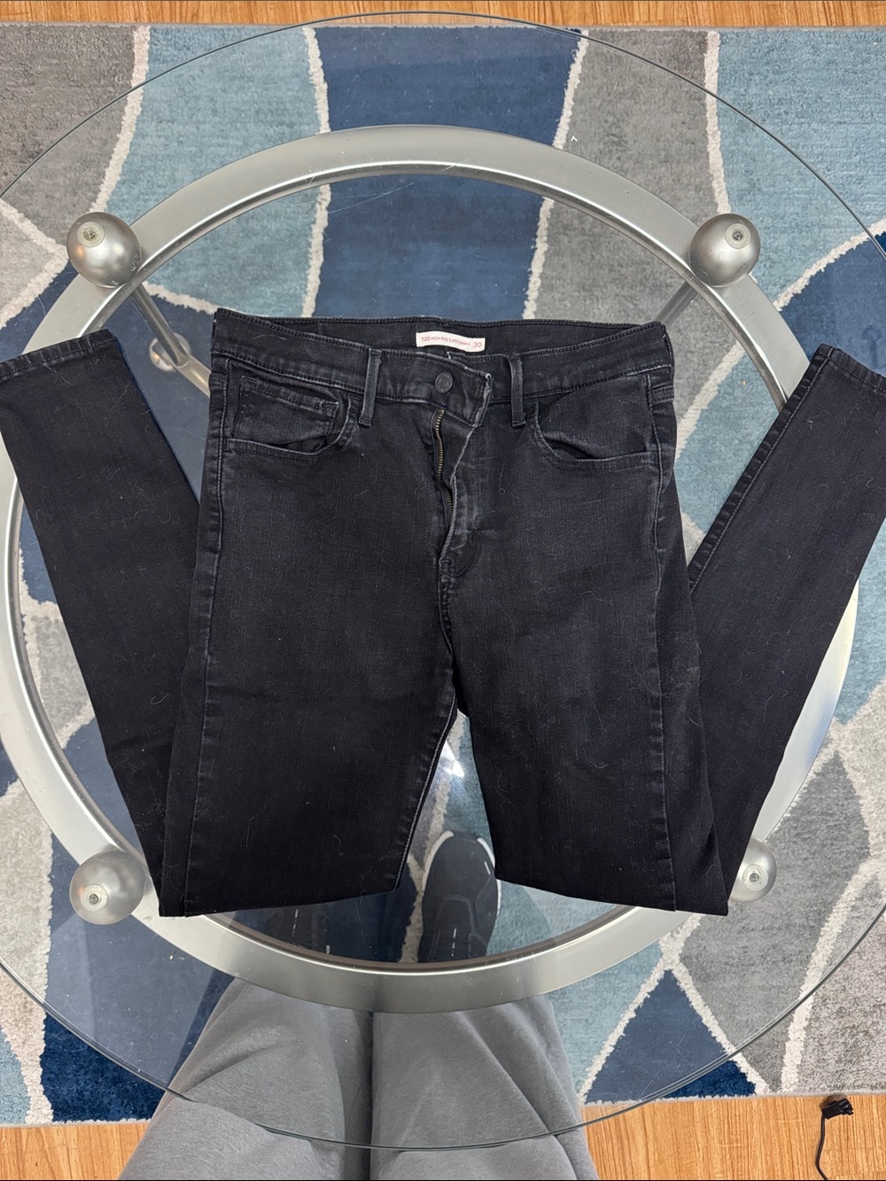 Levi’s Black High-Rise Skinny Jeans -